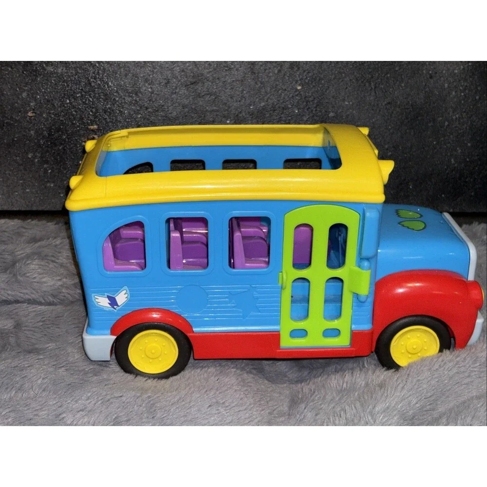 Just PlayDisney Muppet Babies Friendship School Bus Toy Lights Sound No Figures